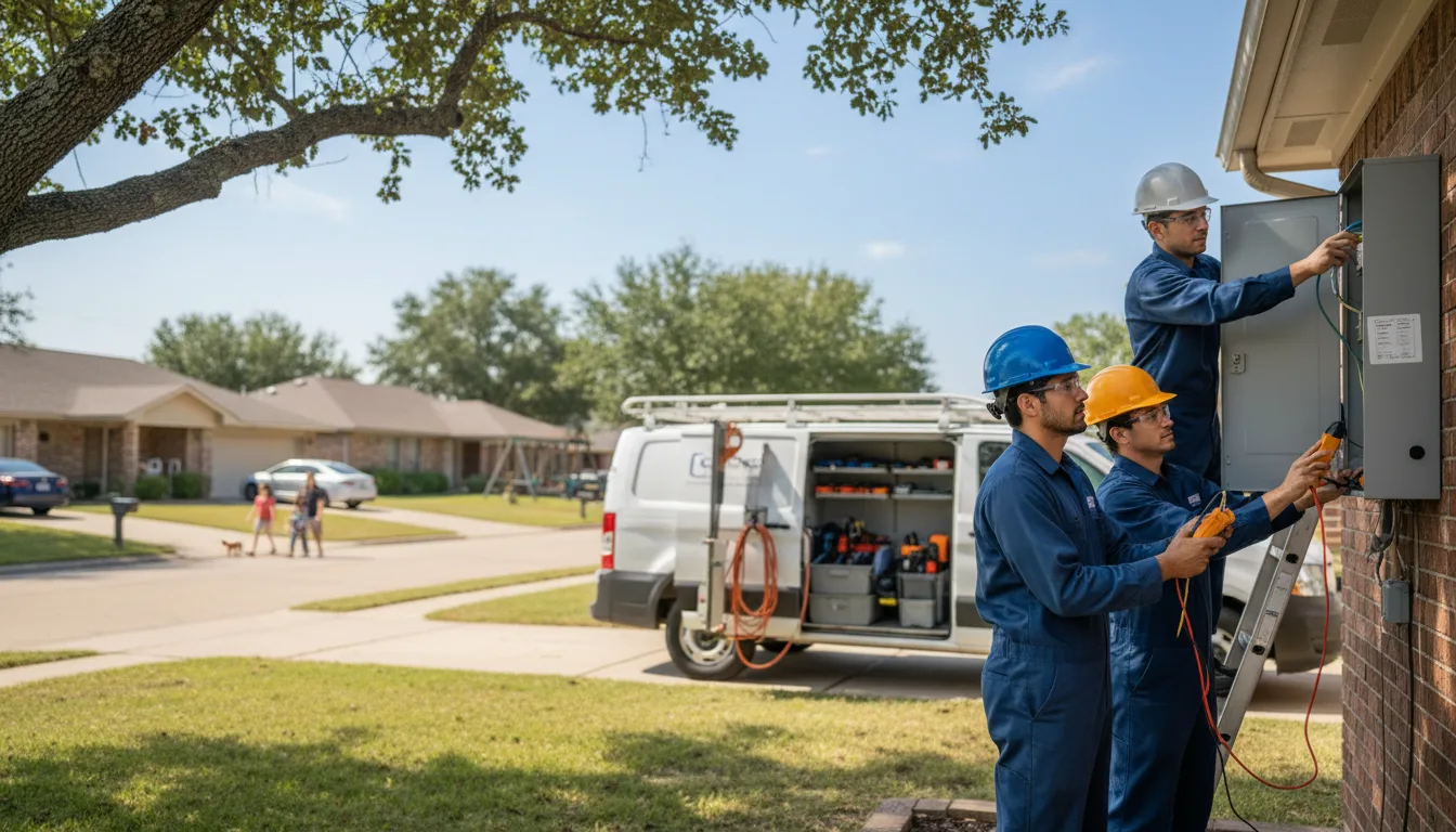Certified electrician providing emergency electrical services in Julian, NC